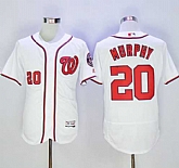Washington Nationals #20 Daniel Murphy White 2016 Flexbase Collection Stitched Jersey,baseball caps,new era cap wholesale,wholesale hats